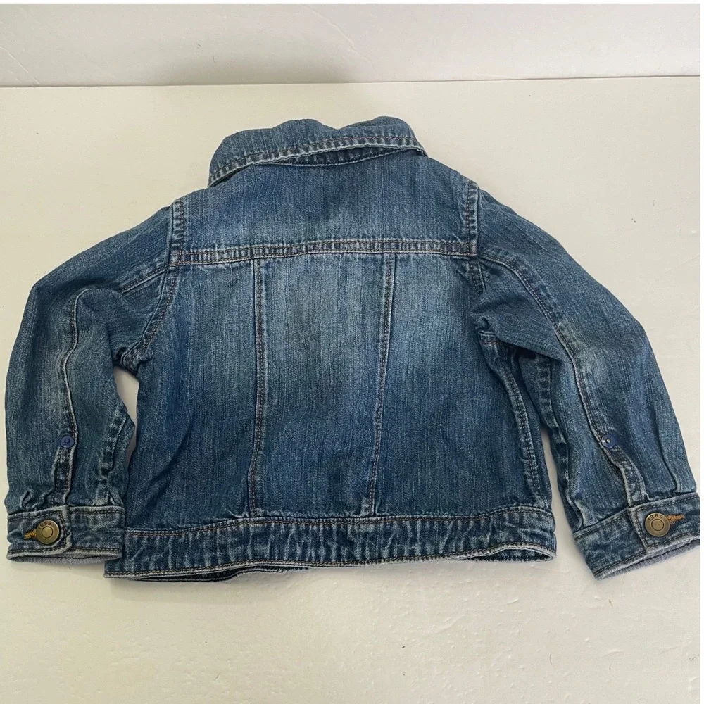 BabyGap 1969 Denim Jacket Medium Wash Blue Cotton Trucker 18-24 Months Snap